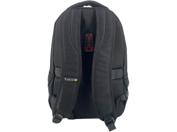 Tucci Italy T0567-15.8in-BLK TUCCI Italy-TrailBlazer-Backpa