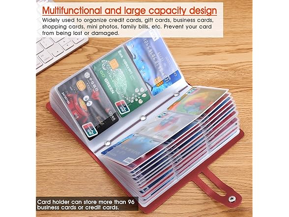 angimi Large Business Card Holder