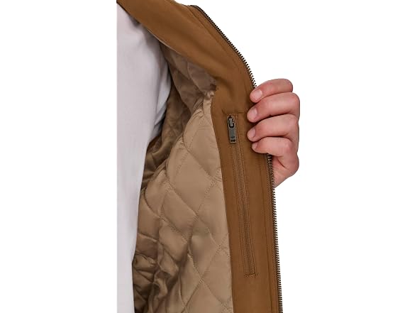 Dockers Men Micro Twill Golf Bomber Jacket