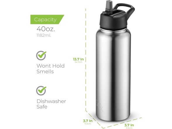 SipX Triple-Insulated Stainless Steel Water Bottle