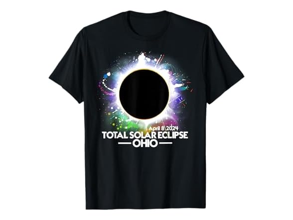 Total Solar Eclipse 2024 Ohio April 8 Totality T-Shirt