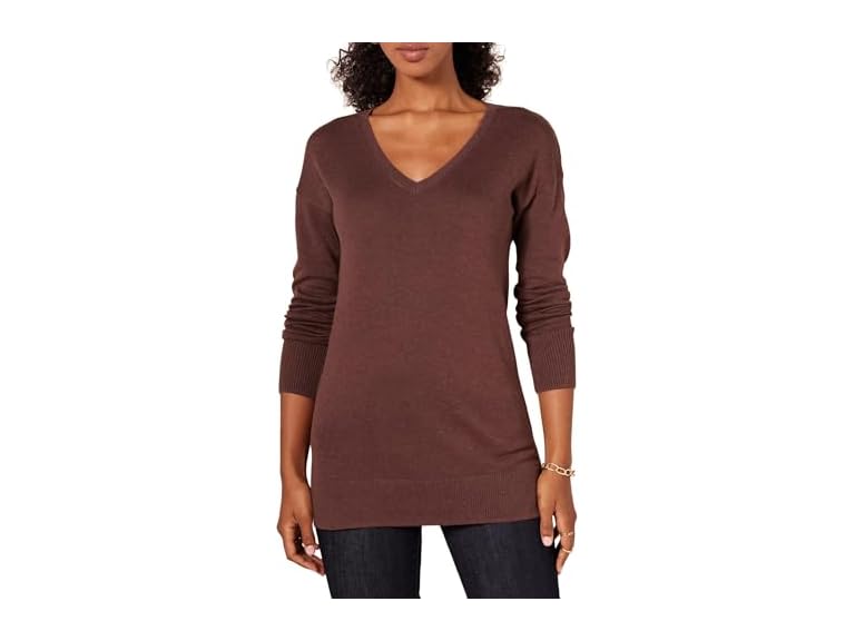 Amazon Essentials Women Lightweight V-neck Sweater