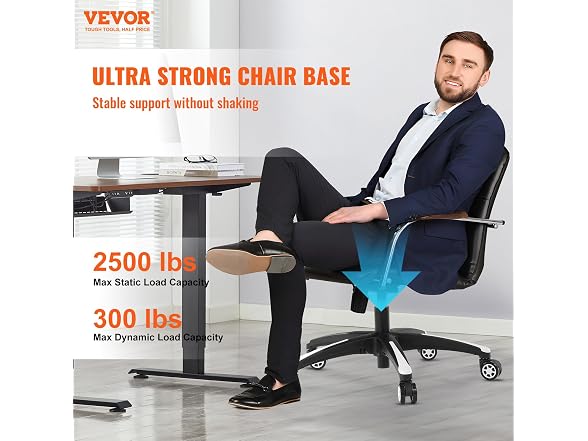 VEVOR Office Chair Base Replacement, 28"