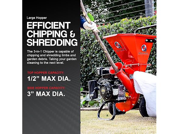 Great Circle Wood Chipper Shredder Mulcher