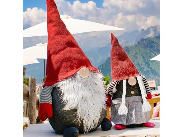 6 Pcs Colorful Gnome Beard Handmade Faux
