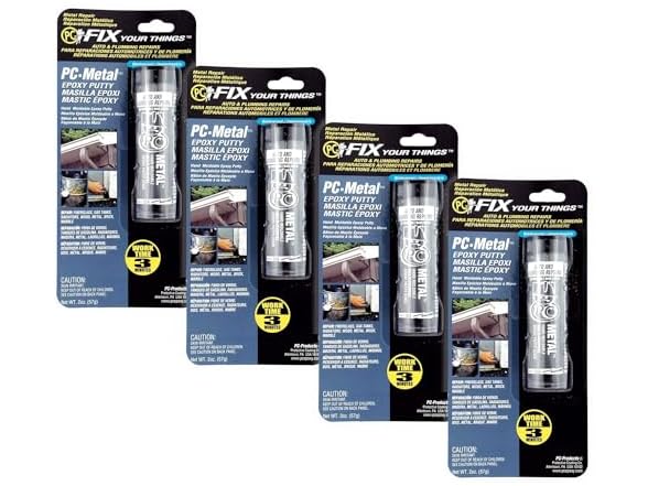 PC Products Epoxy Putty, 4 Pack