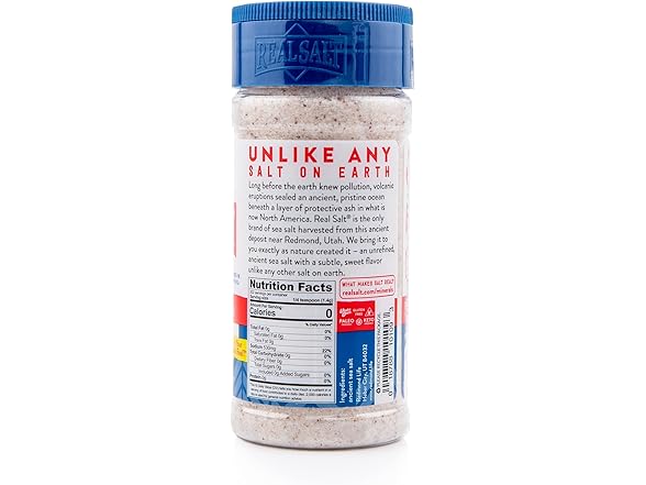 Redmond Real Sea Salt - Natural Unrefined Gluten Free