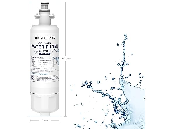 Amazon Basics LG LT1000P Filter 3-Pack