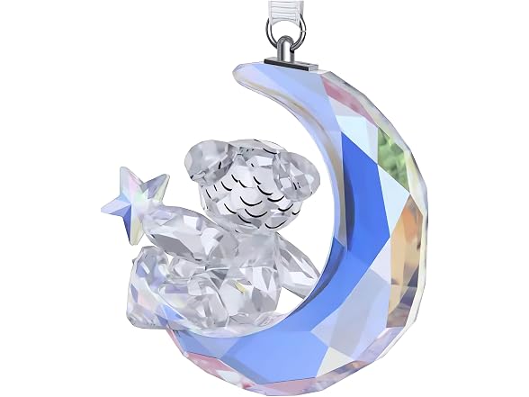 Swarovski Kris Bear Moon Ornament - Gallery 3