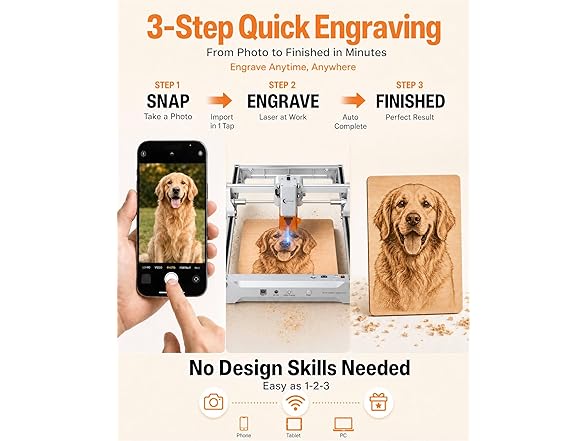 Carverall BC1372026057271 K15 Pro 7W laser engraver