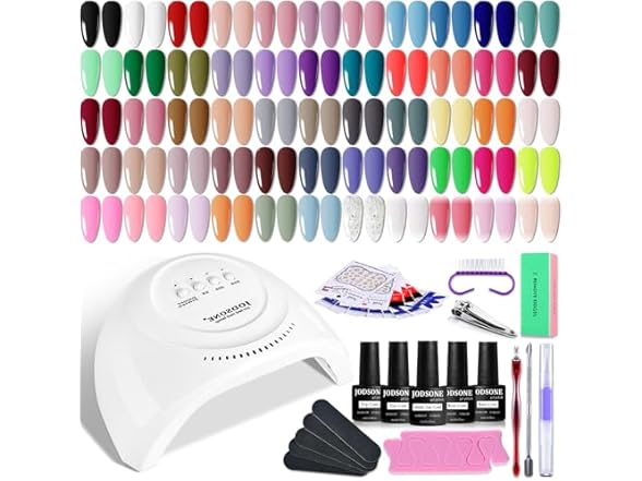 JODSONE Gel Nail Polish Kit 60 PCS