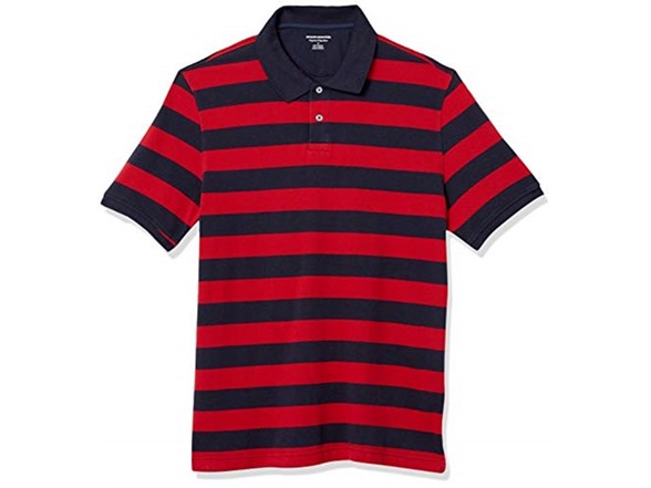Red/Navy Rugby Stripe