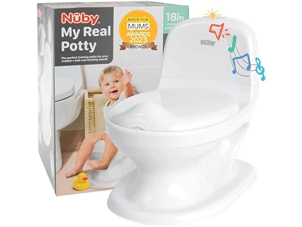 Nuby My Real Potty Training Musical Toilet