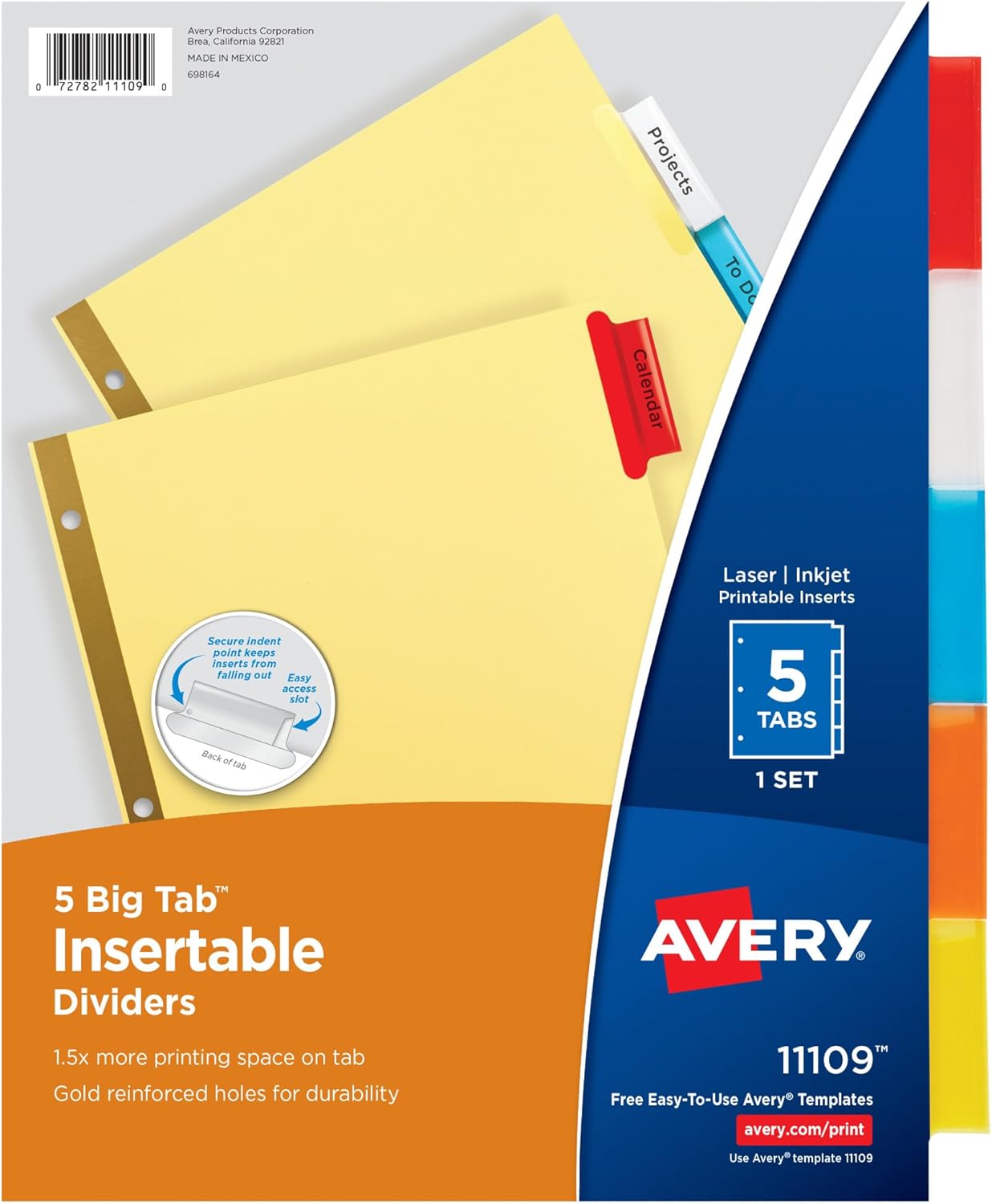 Avery® Paper Dividers, Insertable Big Tab™, - Gallery 2
