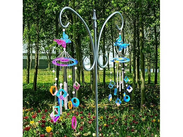 Mity rain Resin Mold, 62pcs Wind Chimes Resin Ep