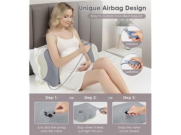 DONAMA Memory Foam Maternity Pillow Support