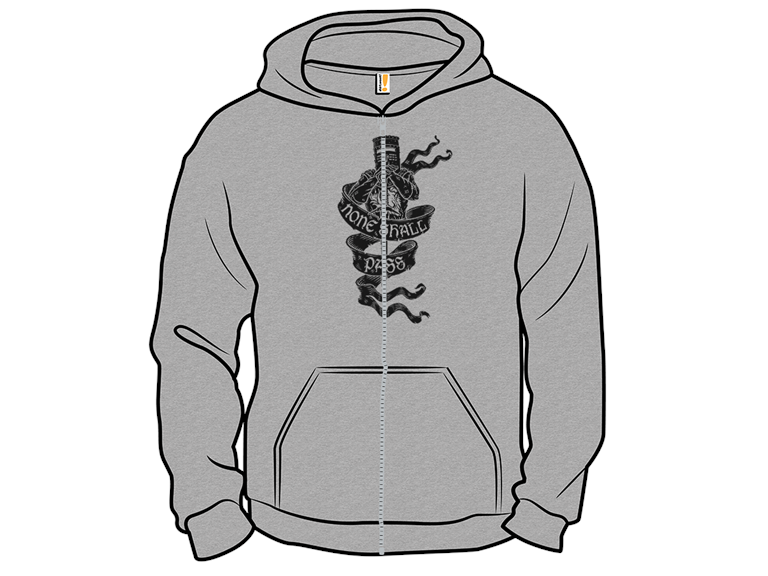 None Shall Pass Tattoo