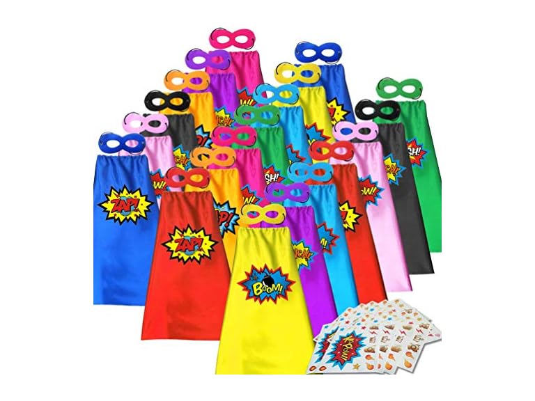 Kids Superhero Capes and Masks 14 Sets - Gallery 11