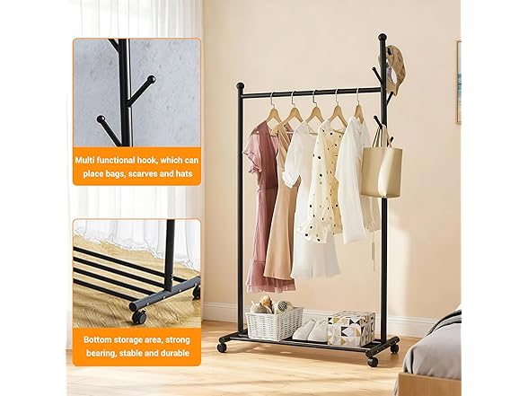 Small Clothes Racks for Hanging Clothes Clothing Rack