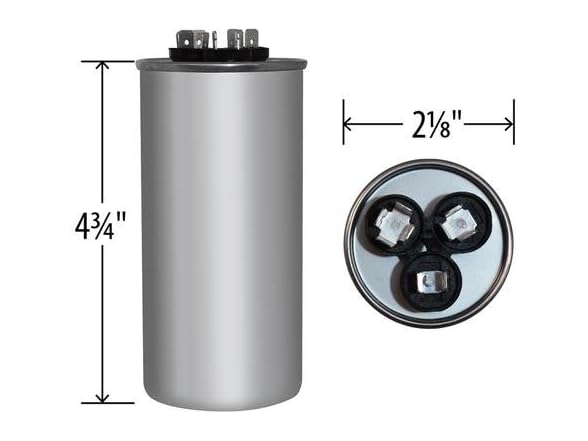 CBB65 Capacitor Round 40/5 uf MFD 440
