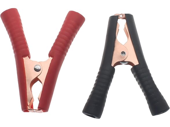 100A Battery Clamps 6Pcs 3Red 3Black