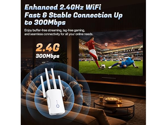 Mekupc WiFi Extender 12880 Sq.ft Range