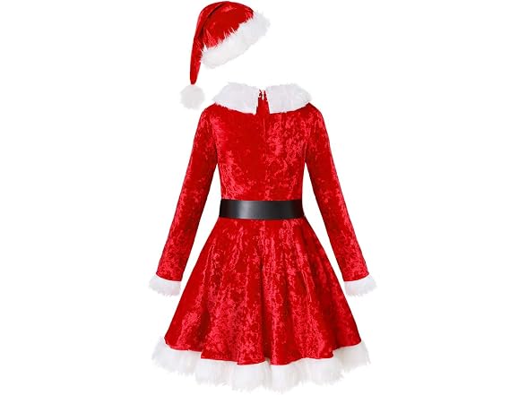 Koatobbor Girls Mrs. Santa Claus Costume (4-5 Yr)