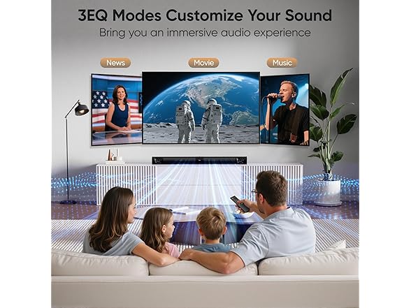 WebsLand Sound Bar | 80W 2.0Ch