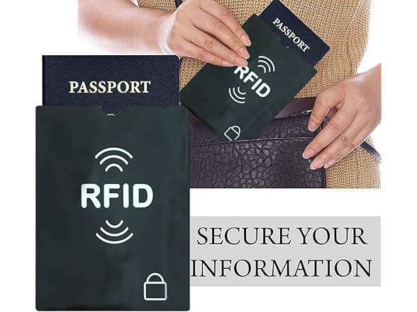 WUOJI RFID Blocking Credit Card Sleeves