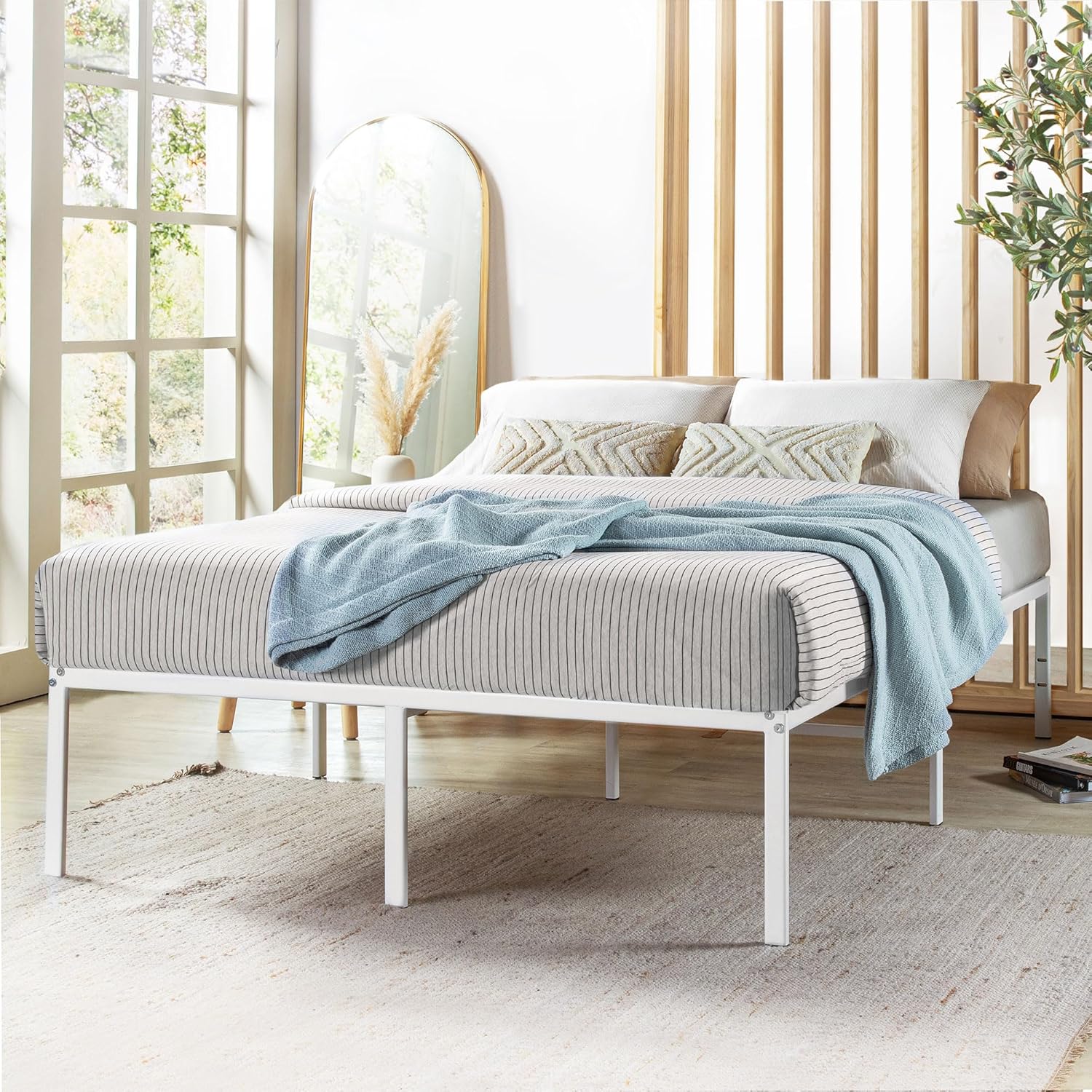 Best Price Mattress 18" Metal Platform Bed Frame, Queen - Gallery 9