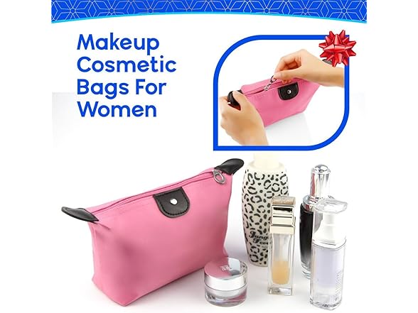 Generic Large Travel Quilted Makeup Bag