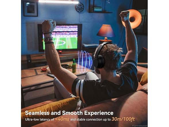 SKYCOMET Wireless TV Headphones 65H