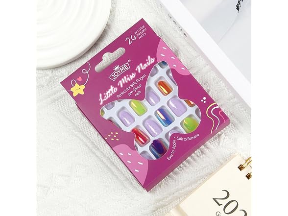 HAIIDOAK Press On Nails for Kids