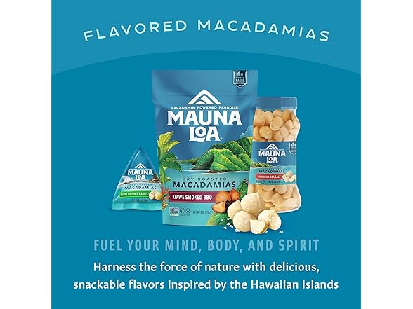 Mauna Loa Sea Salt Roasted Macadamia Nut, 6 oz.