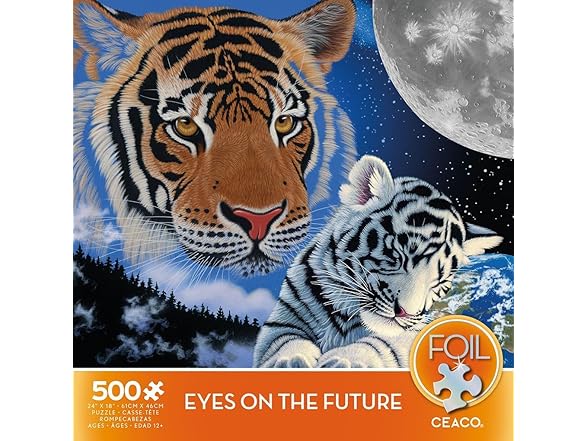 Ceaco Ceaco - Foil Puzzle - Eyes On The Future