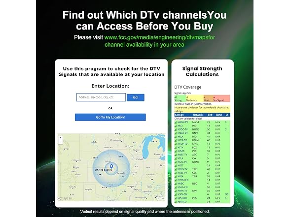 QIRUOZ TV Antenna Amplified HD Signal