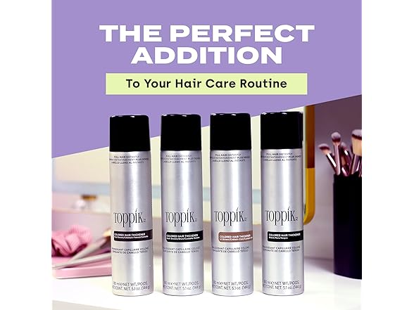 3PK Toppik Colored Hair Thickener, 5.1 oz