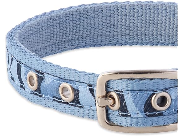 Remy II - The Recycled Ribbon Collar, Navy Camo