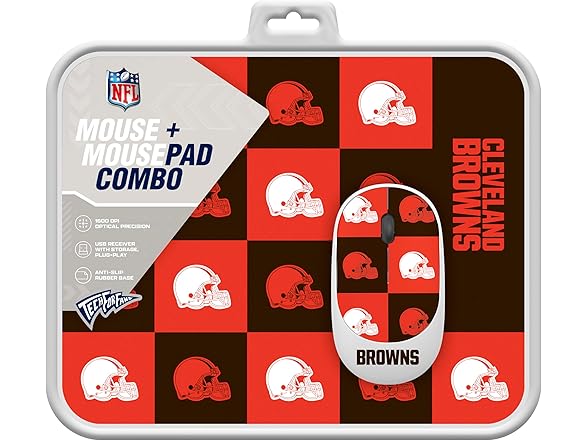SOAR NFL Mouse & Pad Browns