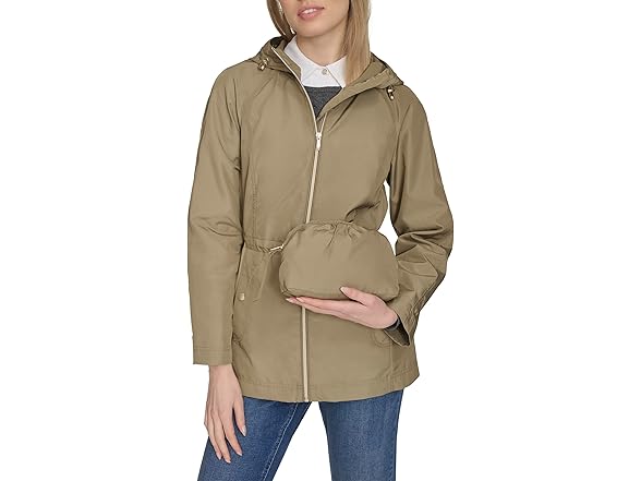 Cole Haan Travel Packable Rain Jacket