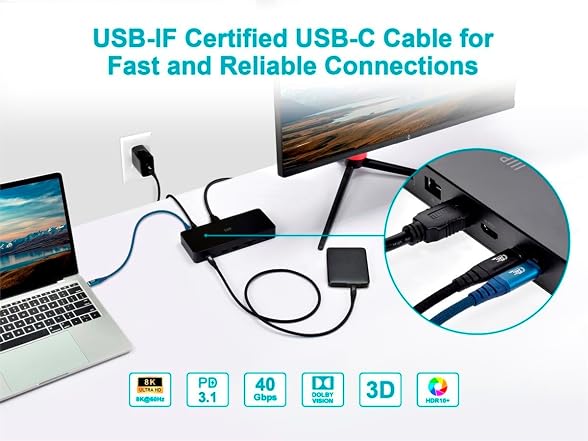 Monoprice USB4 40Gbps Cable - 240W EPR