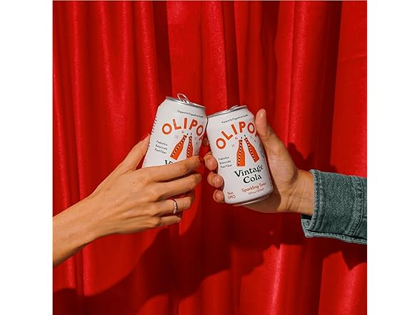 1CT OLIPOP Vintage Cola Prebiotic Soda, 12 OZ