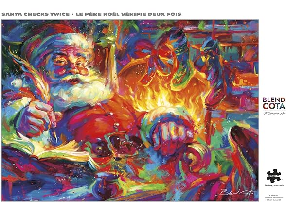 Santa Checks Twice - 500 Piece Jigsaw Puzzle