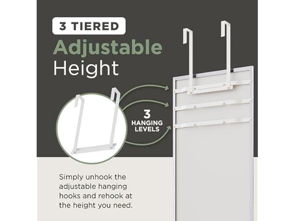 Mirrotek Full Length Adjustable Aluminum Mirror