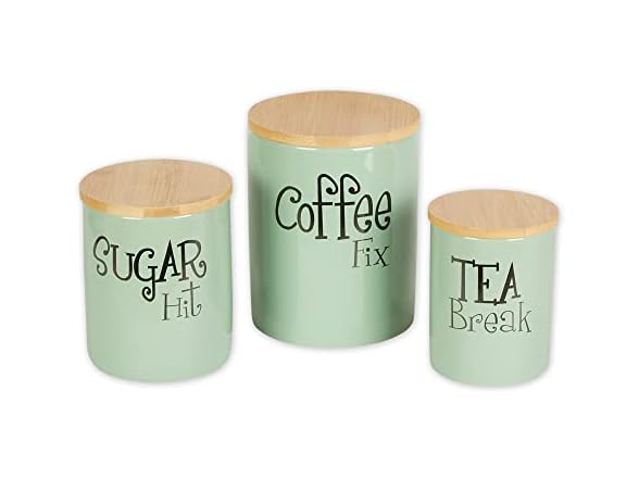 Canister Set, Jadeite, 3 Piece