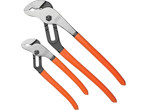 BLACK+DECKER BLACK+DECKER Slip Joint Pliers, 2 Pack