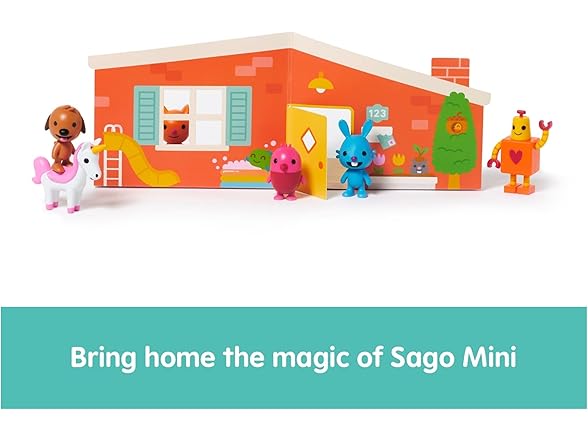 Sago Mini, Figurine Pack with 6 Toy Figures Set