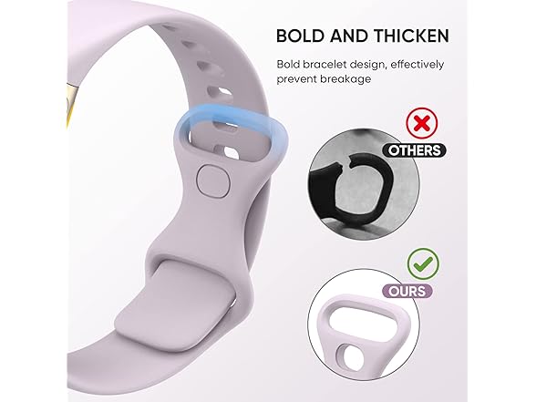 EEweca Silicone Bands for Fitbit Charge5