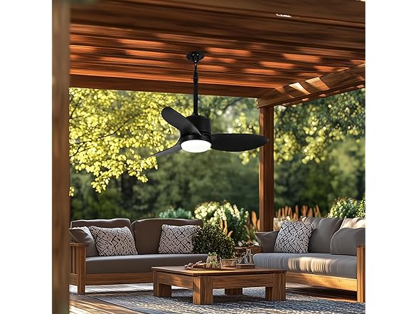 SUTEFAN 34'' Outdoor Ceiling Fan - Gallery 7