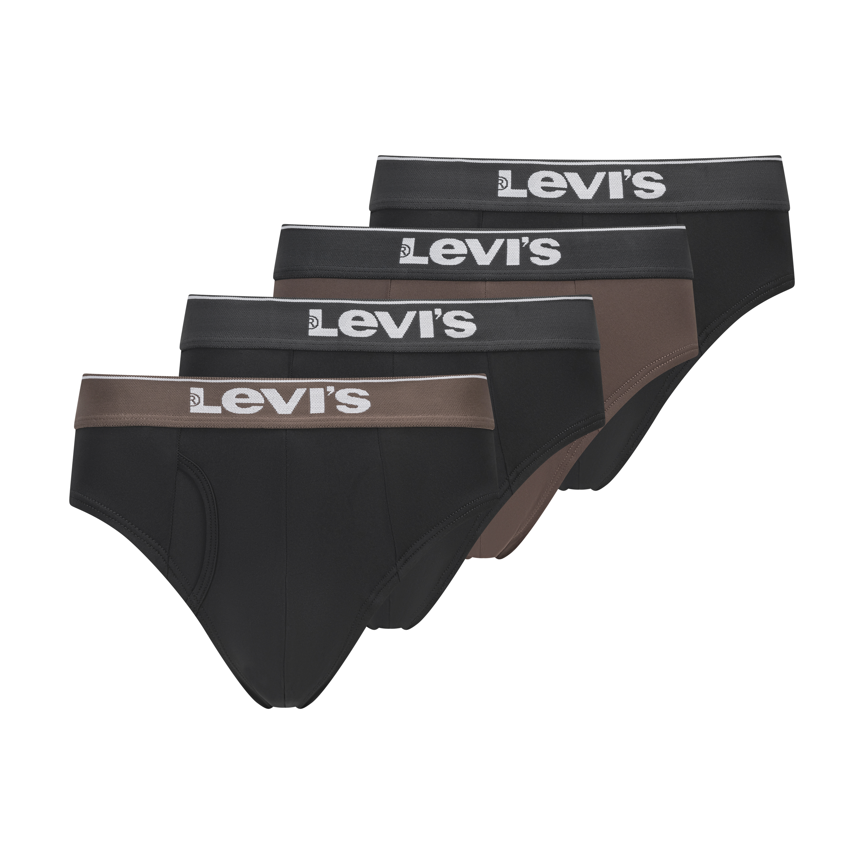 Levi's Men's 4-Pack Microfiber Brief - Gallery 5